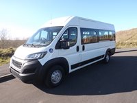 Peugeot Boxer 17 Seater Wheelchair Accessible Minibus CanDrive EasyOn with Underfloor Lift for Lease