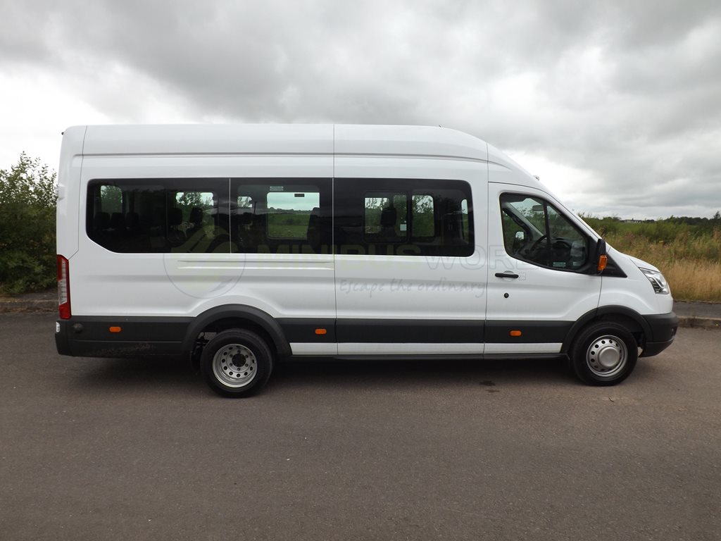 Ford Transit D1 Licence 17 Seat School Minibus Leasing Exterior Offside