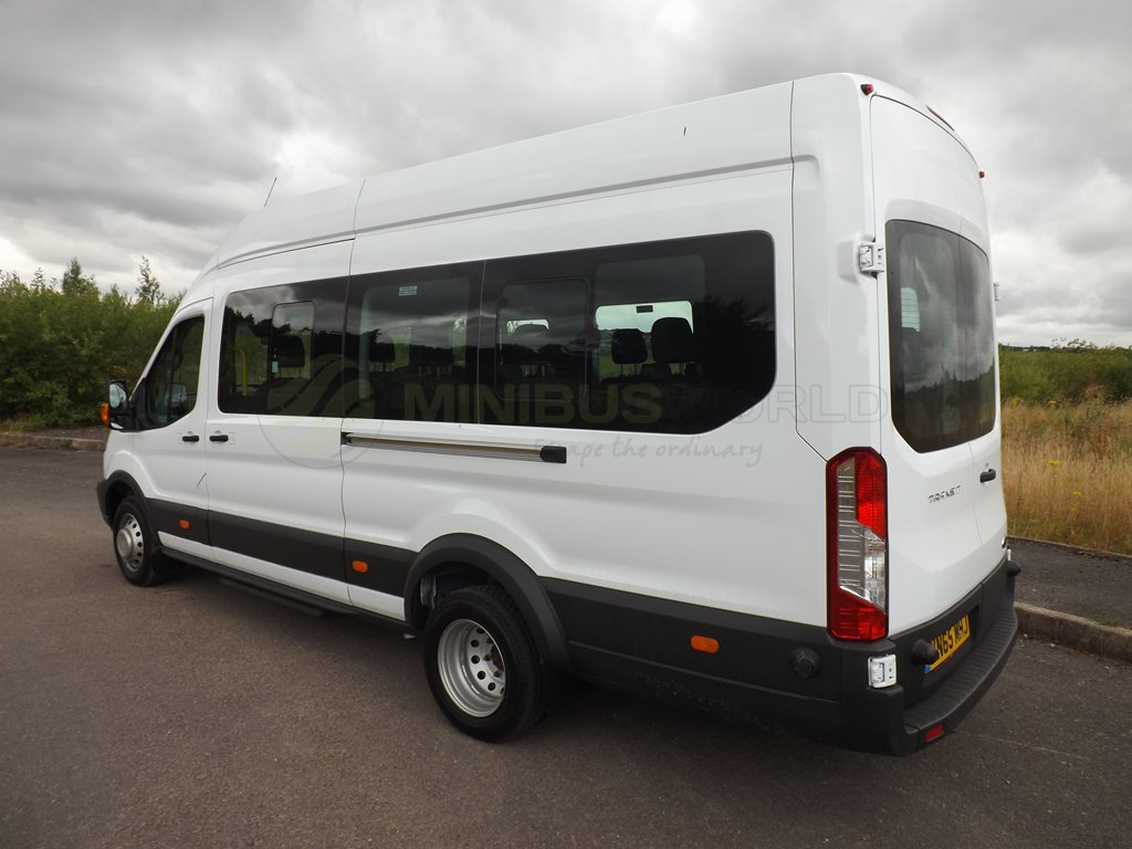 Ford Transit D1 Licence 17 Seat Euro 6 School Minibus Leasing Nearside Rear