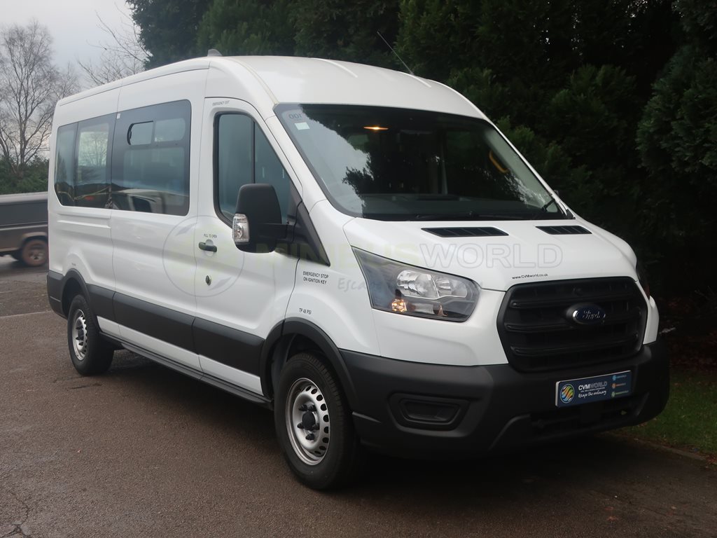 Ford Transit Leader 14 Seat CanDrive Light Minibus for Sale External Front Right
