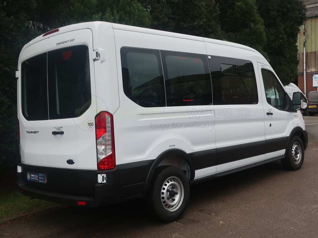 Ford Transit Leader 14 Seat CanDrive Light Minibus for Sale External Rear Right