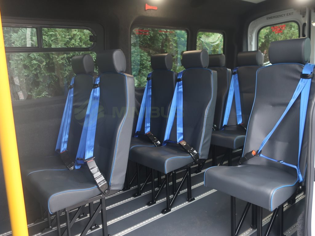 Ford Transit Leader 14 Seat CanDrive Light Minibus for Sale Internal Seats