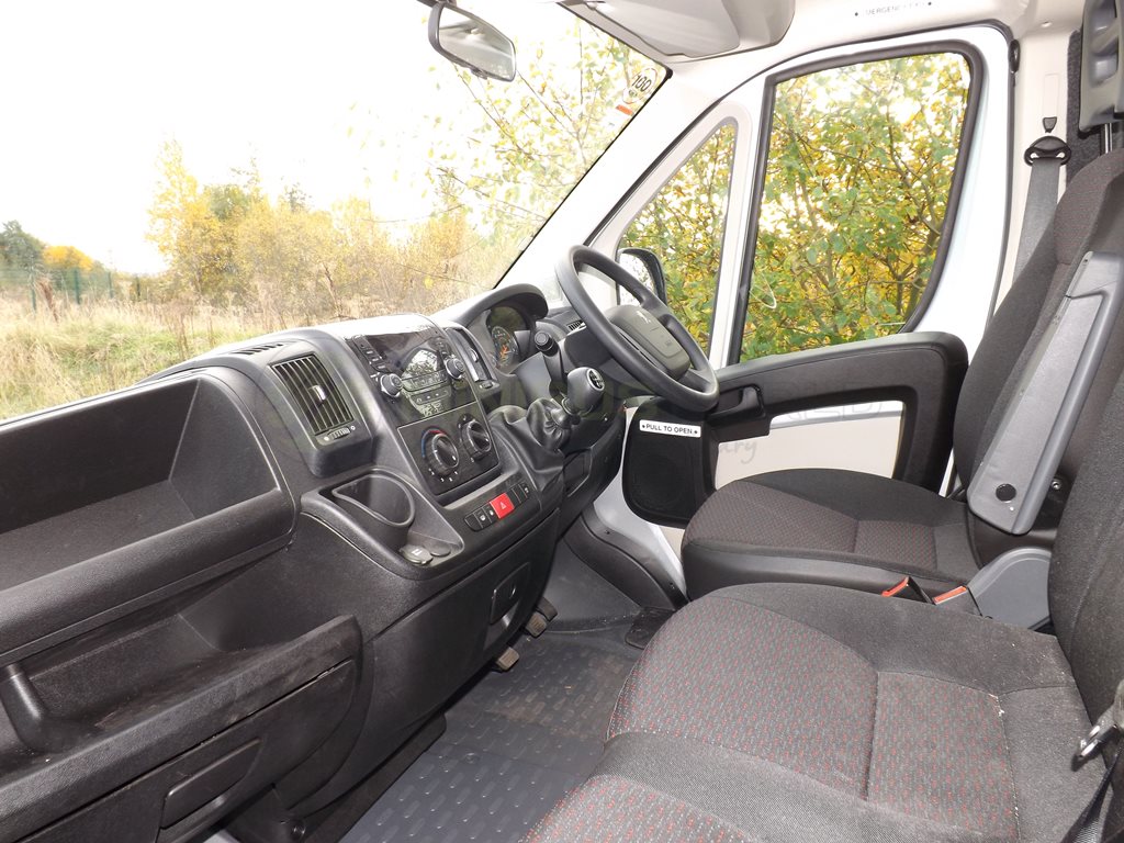 17 Seat Peugeot Boxer Wheelchair Accessible CanDrive EasyOn Minibus Leasing Interior CAB Nearside